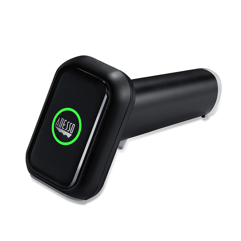 Adesso NUSCAN 2700R - Warehouse, Logistics Handheld Barcode Scanner - Wireless - Black